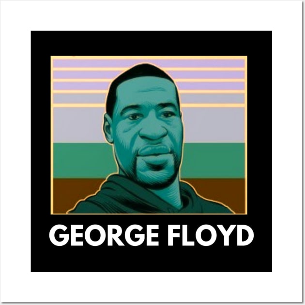 George Floyd I Can't Breathe. Wall Art by MN-STORE